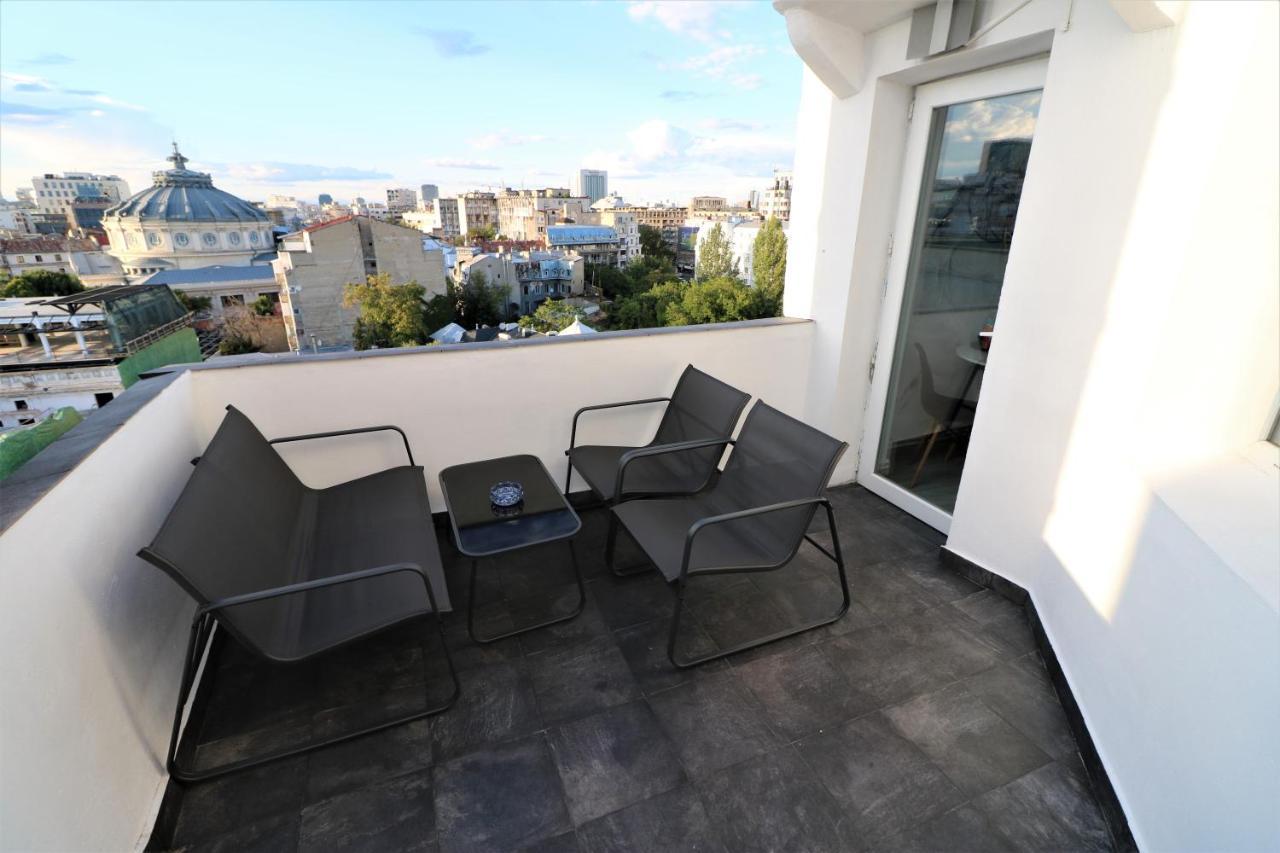 Athenee Palace Apartment - Panoramic View Terrace & Balcony - Free Minibar Bucharest Luaran gambar