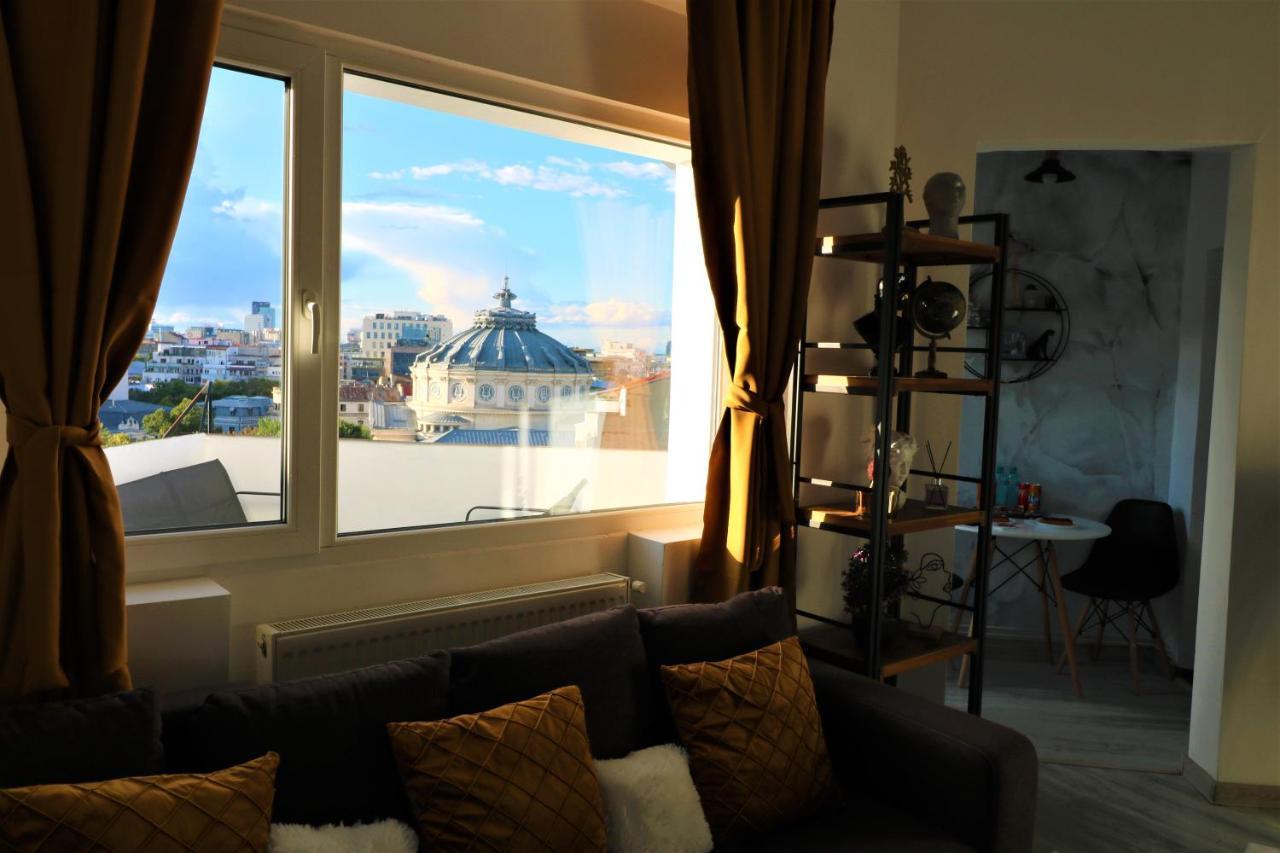 Athenee Palace Apartment - Panoramic View Terrace & Balcony - Free Minibar Bucharest Luaran gambar