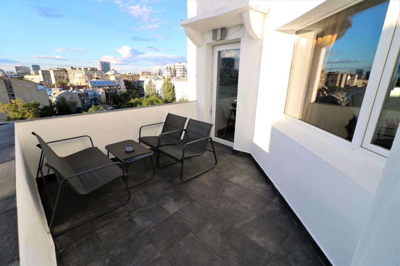 Athenee Palace Apartment - Panoramic View Terrace & Balcony - Free Minibar Bucharest Luaran gambar