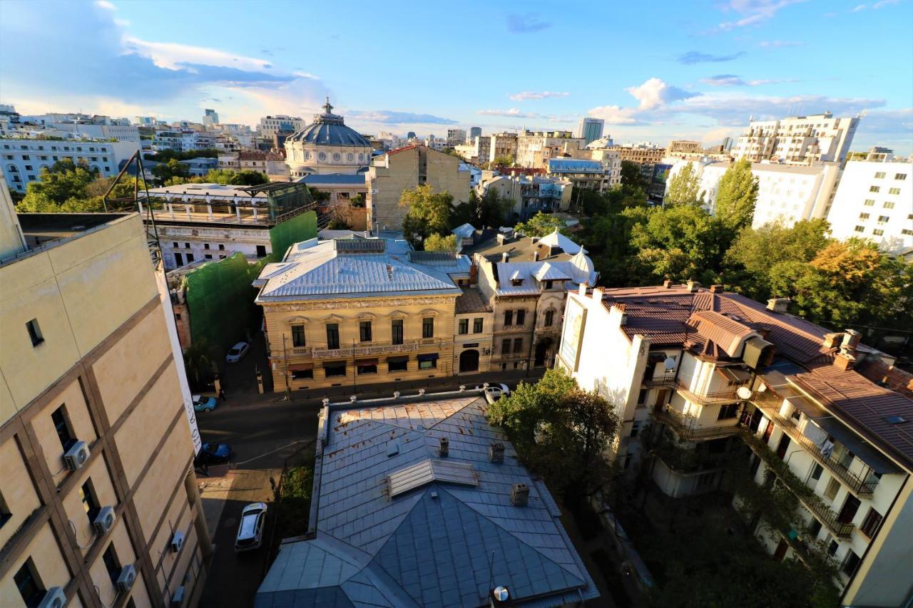 Athenee Palace Apartment - Panoramic View Terrace & Balcony - Free Minibar Bucharest Luaran gambar