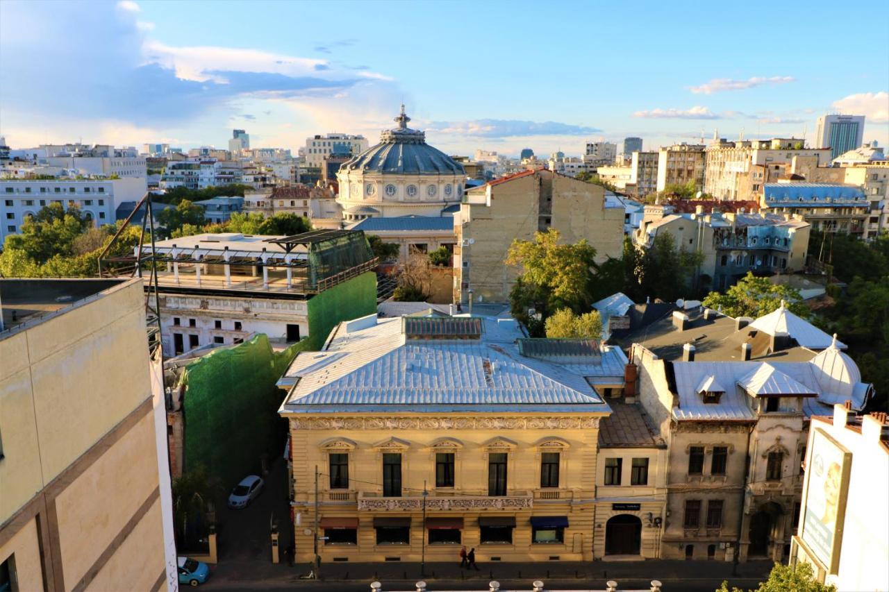Athenee Palace Apartment - Panoramic View Terrace & Balcony - Free Minibar Bucharest Luaran gambar